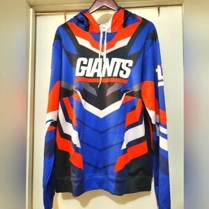 ZooTop Bear New York Giants Men's Transformers Style Hoodie Sz XL